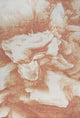 Petalo Abstract Two-Tone Modern Orange/Cream 3 ft. x 5 ft. Area Rug