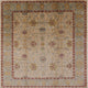 Ahgly Company Indoor Square Mid-Century Modern Area Rugs, 4' Square