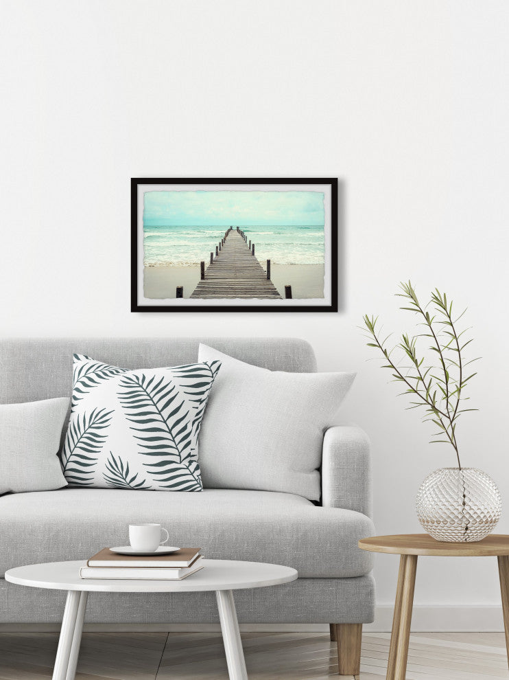 "Wander Often" Framed Painting Print, 30x20
