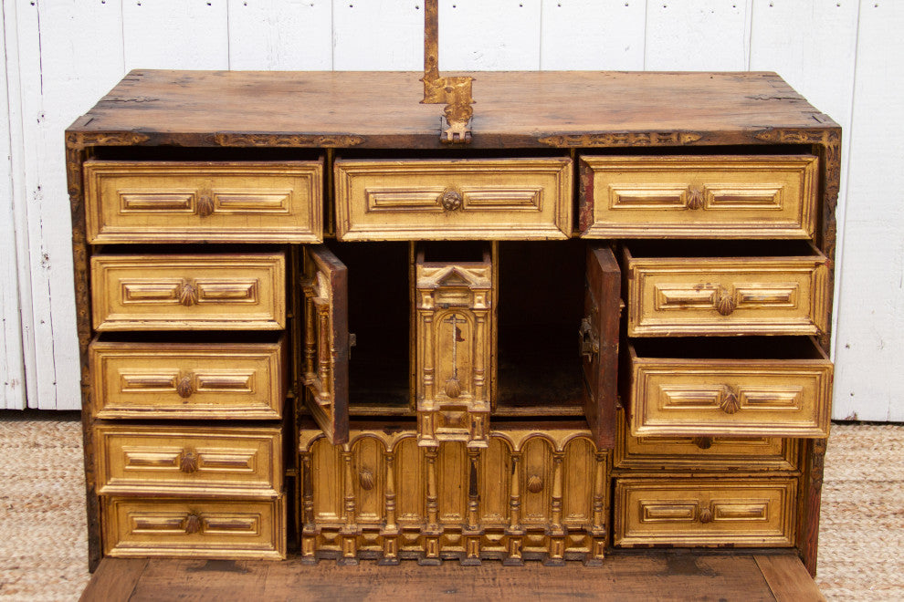 Large 18th Century Spanish BargueÃ±o Chest