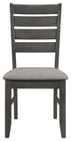 Dalila 5-piece Rectangular Dining Set Grey and Dark Grey