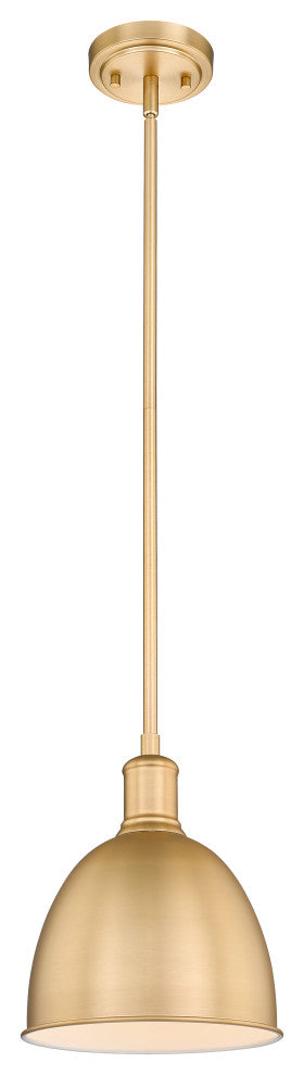 Zlite 4500P8-CB 1-Light Pendant, Classic Brass