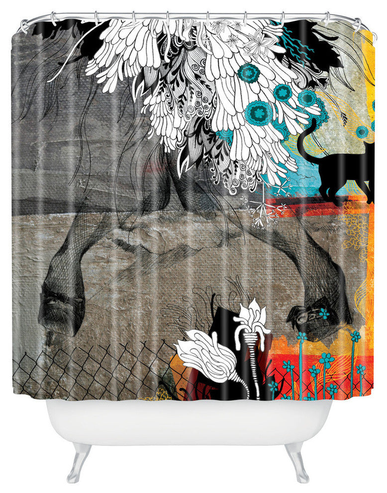 Iveta Abolina Stay Awhile Shower Curtain
