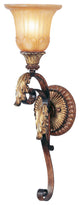 Villa Verona Wall Sconce, Verona Bronze With Aged Gold Leaf Accents