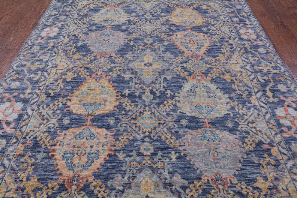 8' 1" X 10' 5" Turkish Oushak Handmade Rug - Q13298