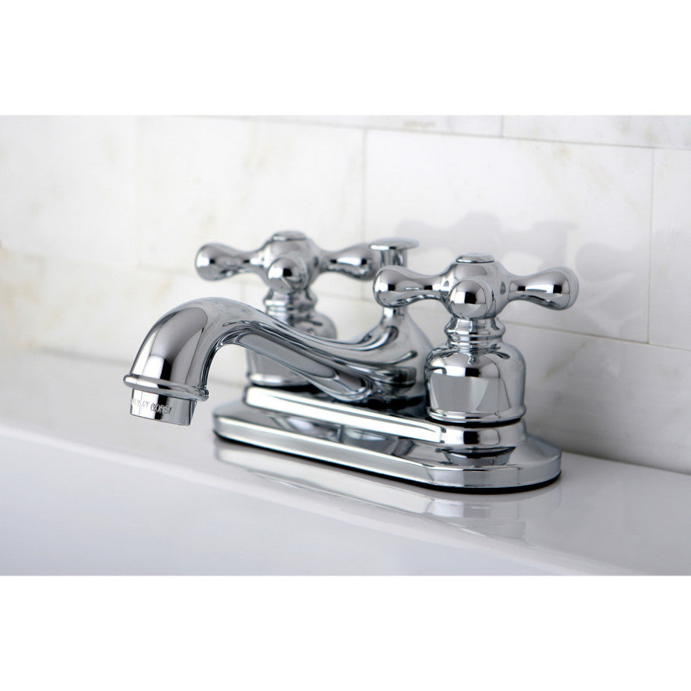 Kingston Brass 4" Centerset Bathroom Faucet, Polished Chrome