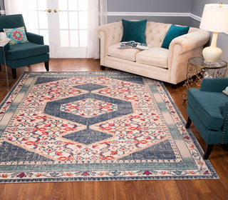 Noori Rug Low-Pile Sylvester Blue/Green Rug
