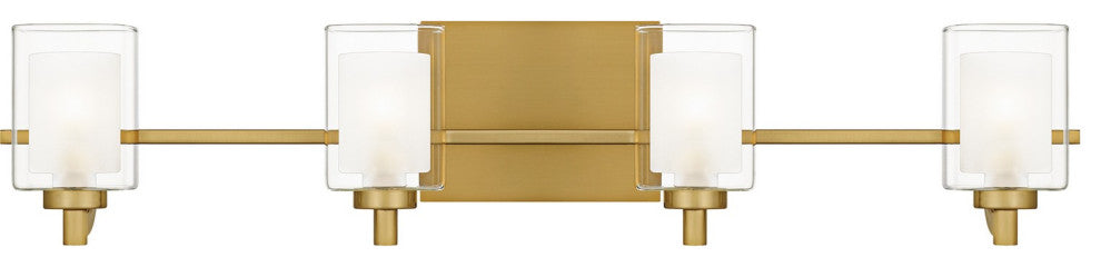 Kolt Four Light Bath in Brushed Gold