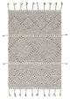 Surya Zanafi Tassels ZTS-2300 8'x10' Rug, Medium Gray/Cream