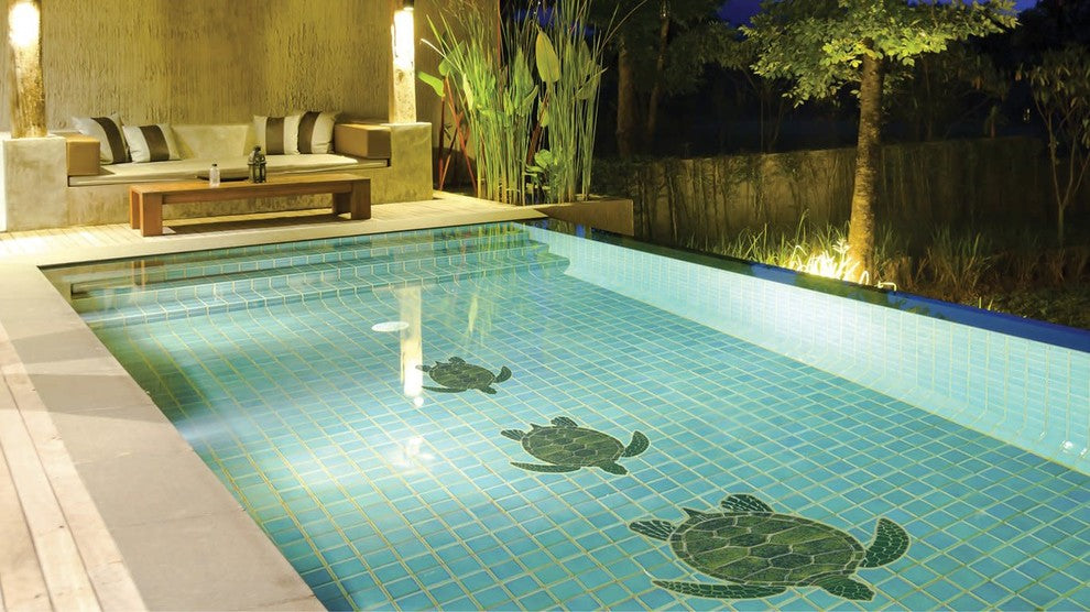 Sea Turtle Ceramic Swimming Pool Mosaic 16