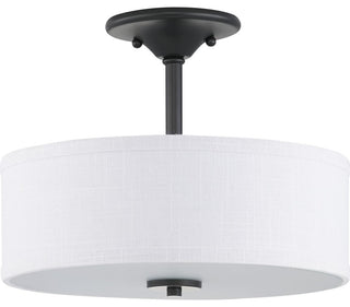 Inspire Collection 2-Light Semi-Flush, Graphite