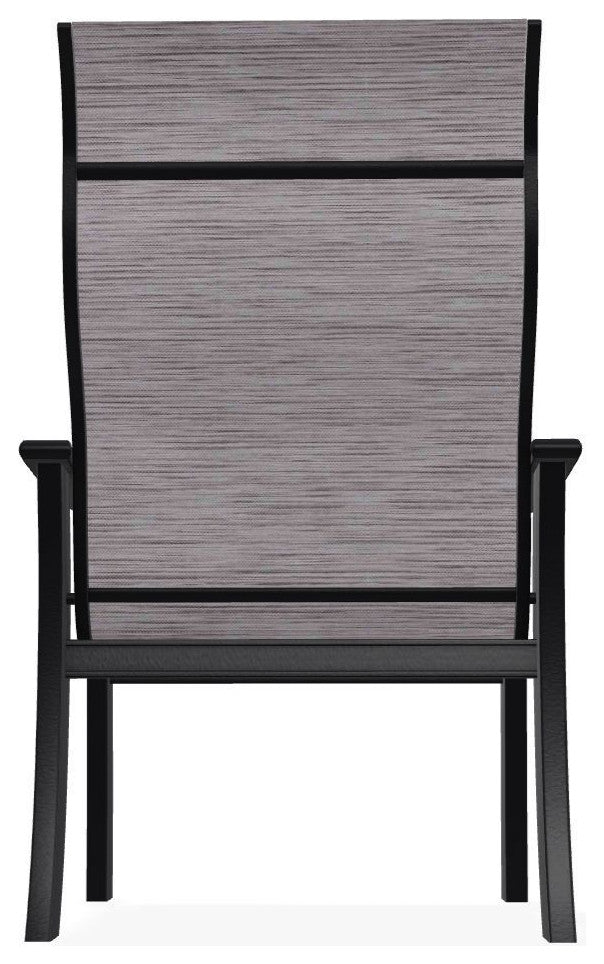 St. Catherine Sling Outdoor Armchair, Fossil/Black
