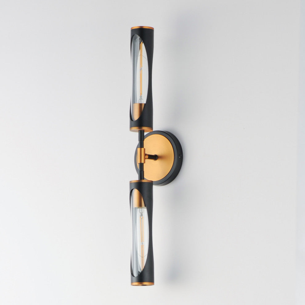 Maxim 16172 Regent 2 Light 24"W LED Vanity Light - Light French Gray / Natural