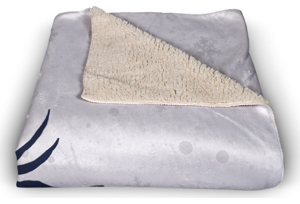 Believe Deer 50x60 Sherpa Fleece Blanket