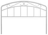 Hillsdale Jolie Metal Full/Queen Headboard With Arched Scroll Design