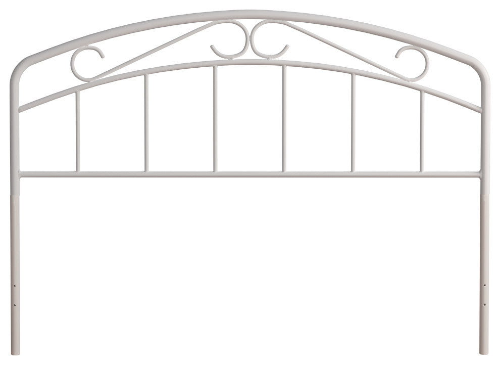 Hillsdale Jolie Metal Full/Queen Headboard With Arched Scroll Design