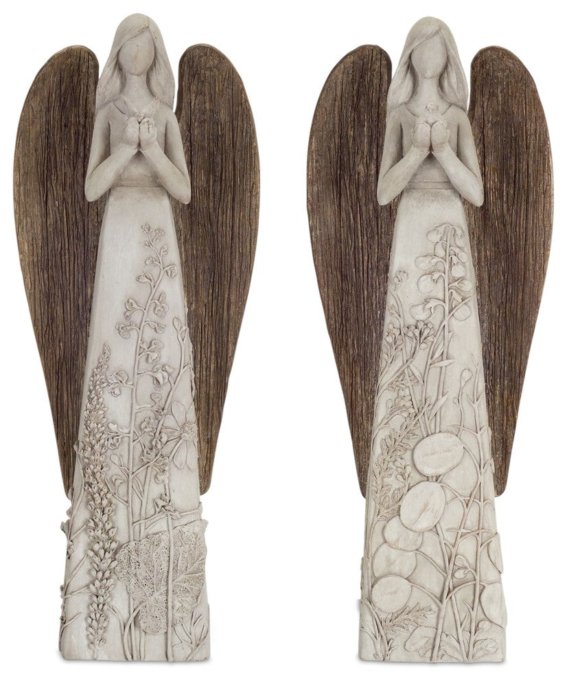 Angel (Set of 2) 14"H Resin
