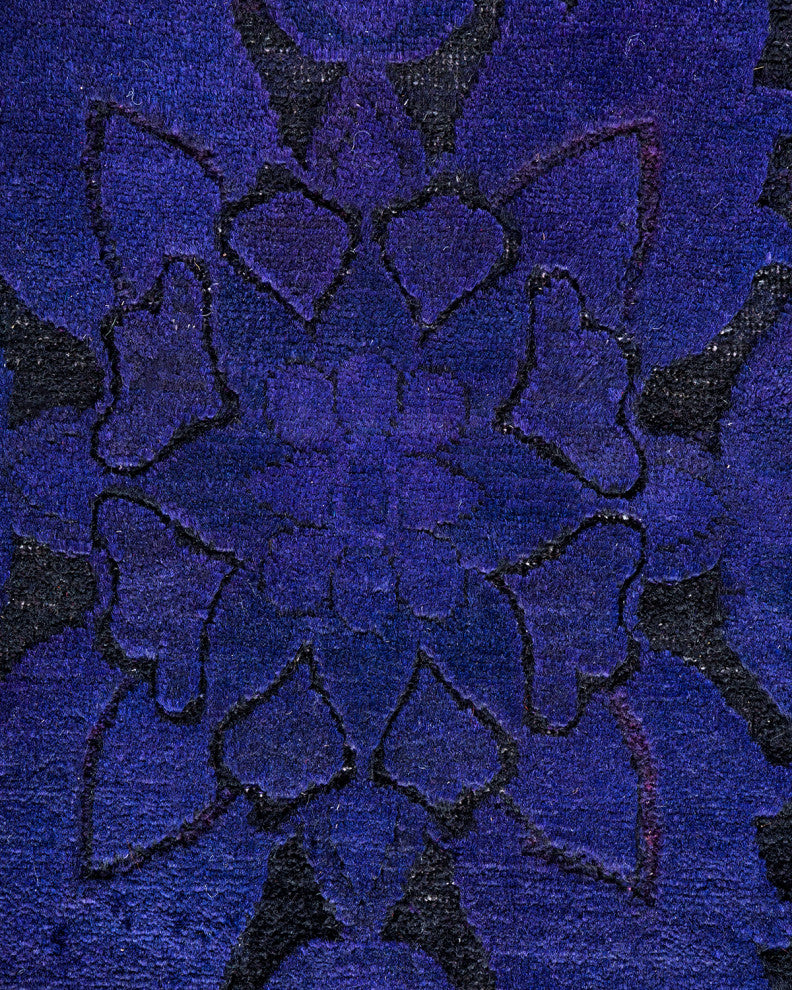 Fine Vibrance, One-of-a-Kind Handmade Area Rug Purple, 17'7"x11'10"