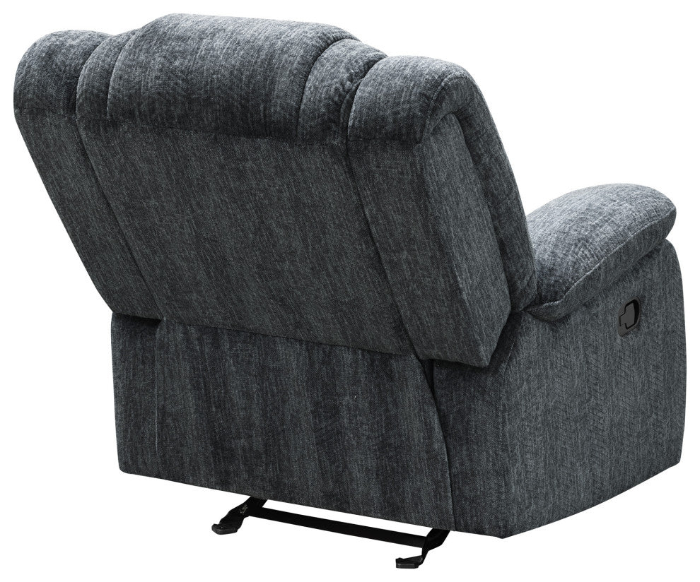Glider Reclining Sofa Loveseat and Recliner