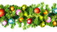 9' Pre-Lit Warm White LED Blended Pine Garland, The Tropical Ornament
