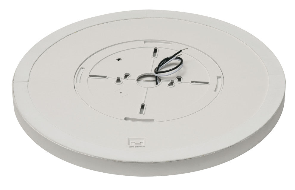 Edge Round LED Flush Mount, White, 12