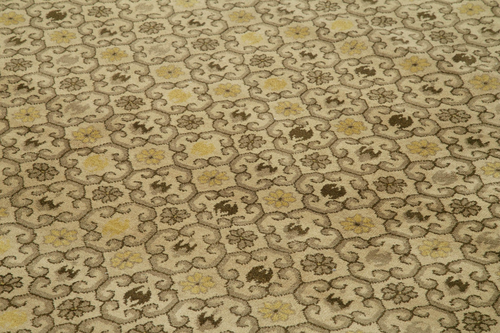 Rug N Carpet - Handwoven Oriental 11' 10" x 18' 1" Large Oushak Area Rug