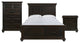 Picket House Brooks King Platform Storage 3 Piece Bedroom Set, Black