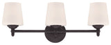 Darcy 3-Light Bath Bar, Oil Rubbed Bronze