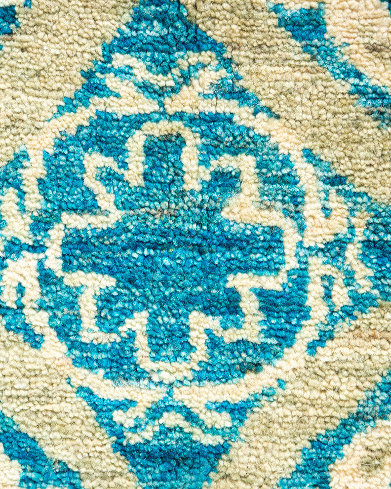 Ray One-of-a-Kind Hand-Knotted Area Rug Light Gray, 5'0"x7'10"