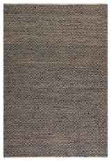 Tobais Rescued Leather and Hemp Rug, 8'x10'
