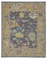 Weave & Wander Larson Traditional Persian, Gold/Blue/Purple, 2'x3'