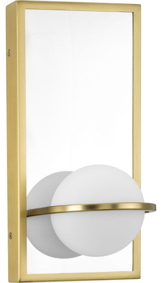 Pearl LED Collection 5-3/4" 1-Light Polished Chrome Opal Glass LED Wall Light