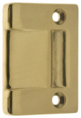 Genuine Solid Brass Rectangle Strike, Polished Brass