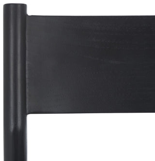 Safavieh Couture Devnie Woven Leather Counter Stool, Black
