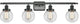 INNOVATIONS LIGHTING 916-4W-BK-G202-6 Beacon 3 Light Bath Vanity Light