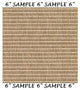 Couristan Antigua Indoor/Outdoor Accent Rugs - Stylish Comfort for Every Setting, Dune, 1 Sample 6"x6"