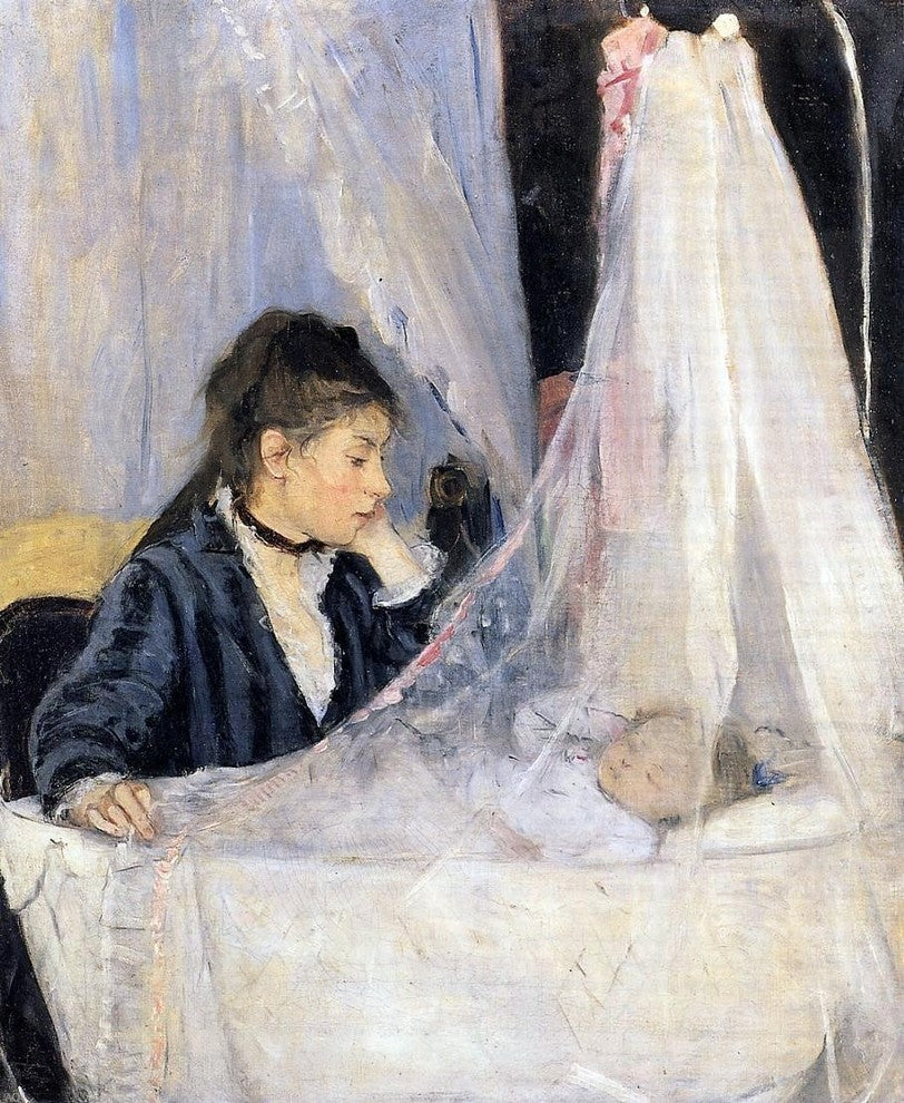 Berthe Morisot The Cradle, Gallery Wrapped Canvas Print, 20"x25"