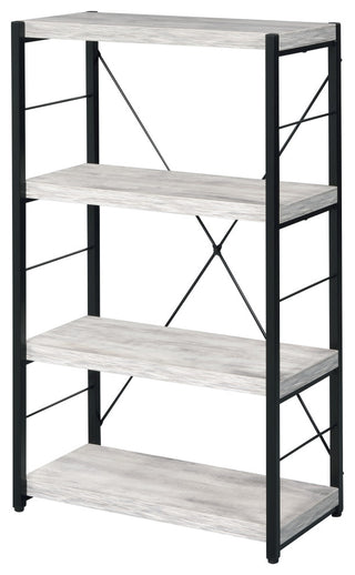 Jurgen Bookshelf, Antique White-Ash and Black
