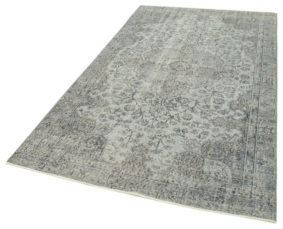 Rug N Carpet - Handwoven Turkish 4' 9" x 8' 2" Wool Overdyed Area Rug