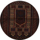 Ahgly Company Indoor Round Traditional Area Rugs, 3' Round