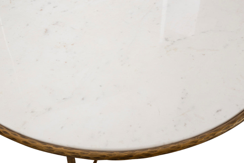 Evelyn Iron Coffee Table, Gold