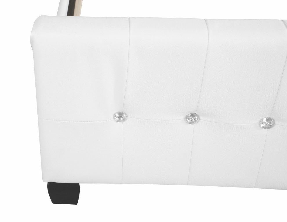 Bed, White, Full, Twin