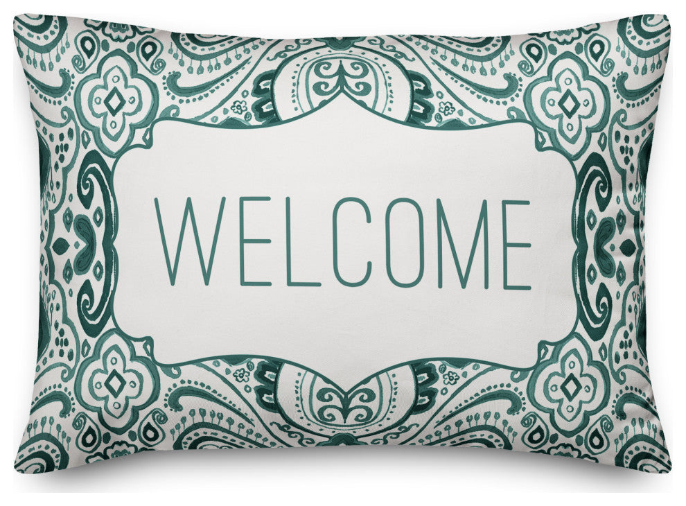 Welcome 14x20 Indoor / Outdoor Pillow