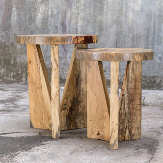 Uttermost Nadette Natural nesting tables, 2-Piece Set