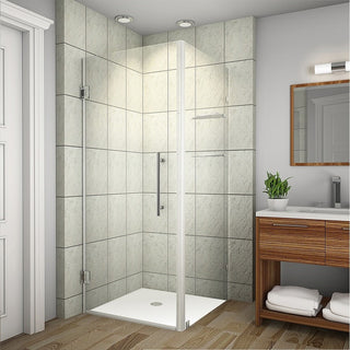 Aston Aquadica GS 30"x30"x72" Completely Frameless Square Shower, Chrome