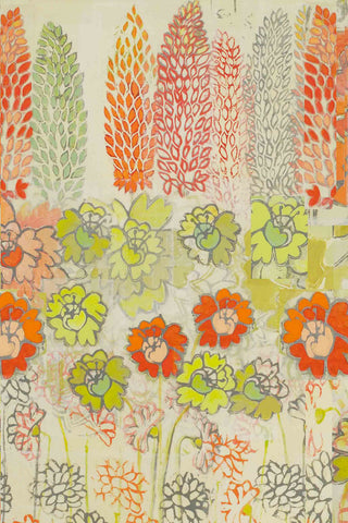 "Big Orange II" Painting Print on Wrapped Canvas