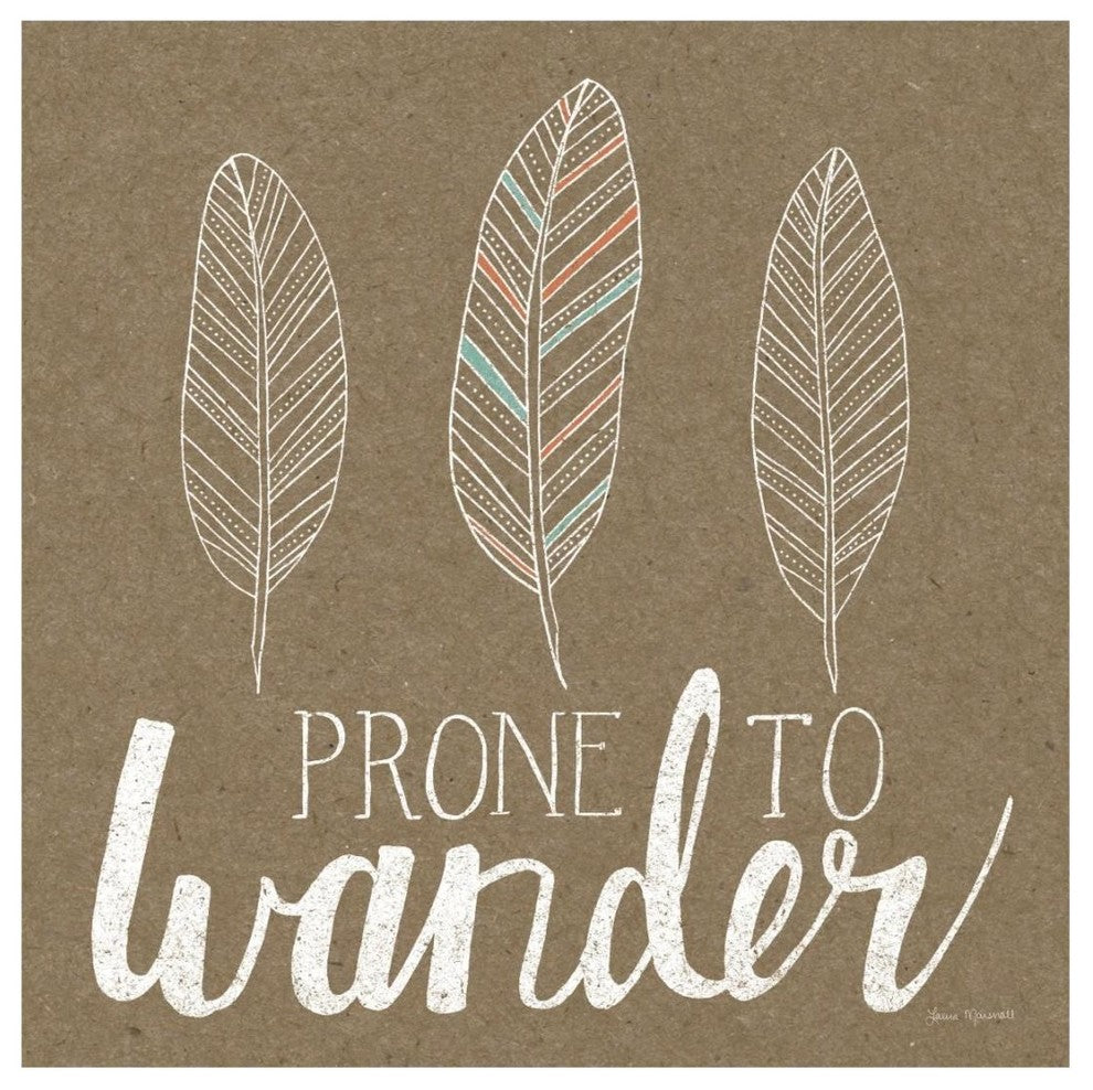 "Prone to Wander" Digital Paper Print by Laura Marshall, 20"x20"