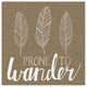 "Prone to Wander" Digital Paper Print by Laura Marshall, 20"x20"