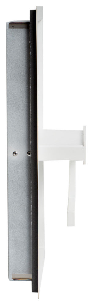AlFI brand ABTPNC88-W White Matte Stainless Steel Toilet Paper Holder Niche