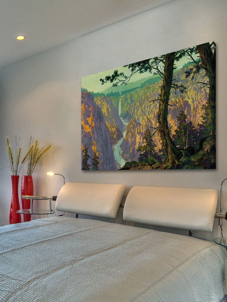 "Grand Canyon 2" Painting Print on Wrapped Canvas
